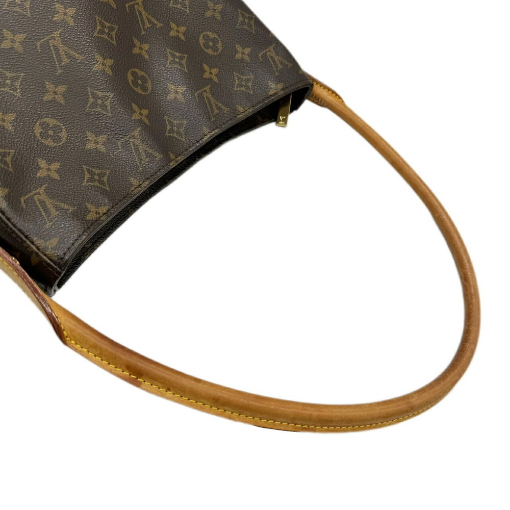 LOUIS VUITTON Looping Monogram Shoulder Bag Handbag Leather Canvas - Picture 8 of 11
